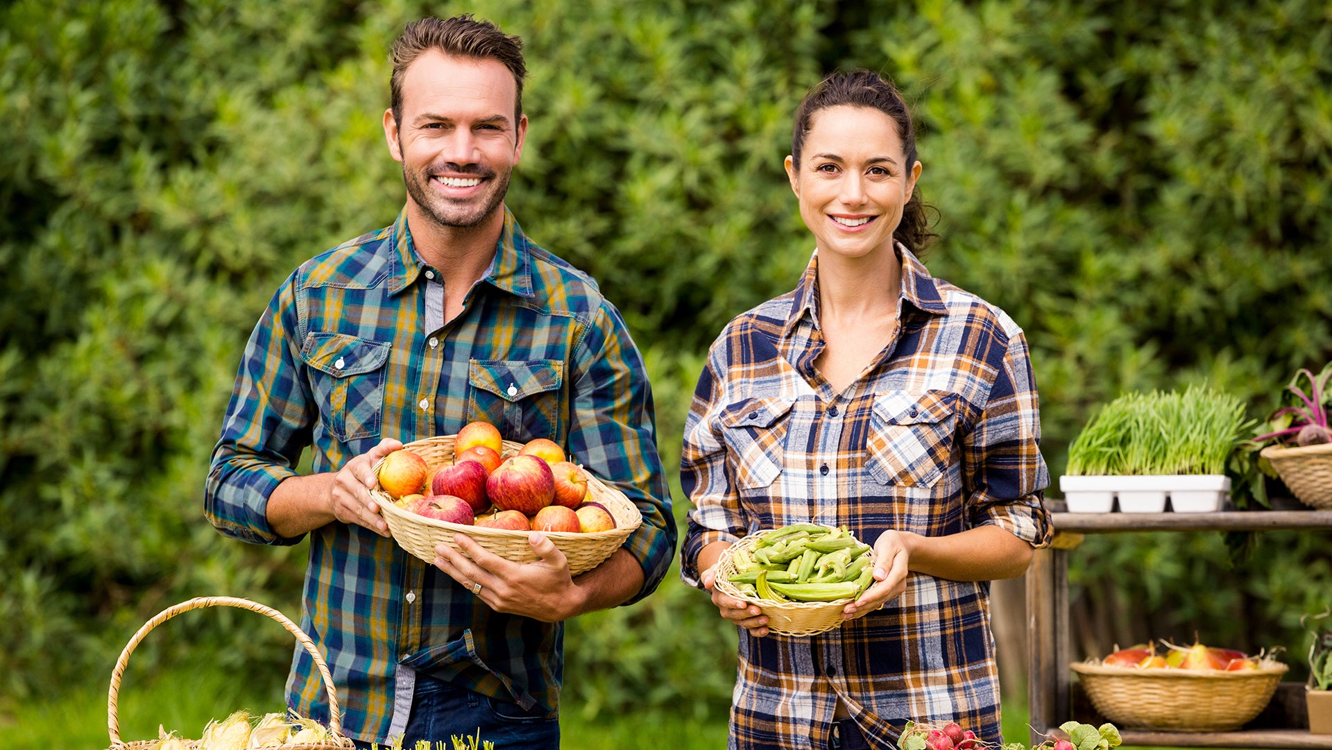Fruits carrier by couple